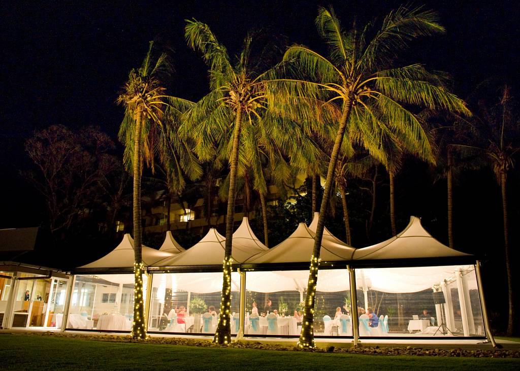 Outrigger Marquee at Night