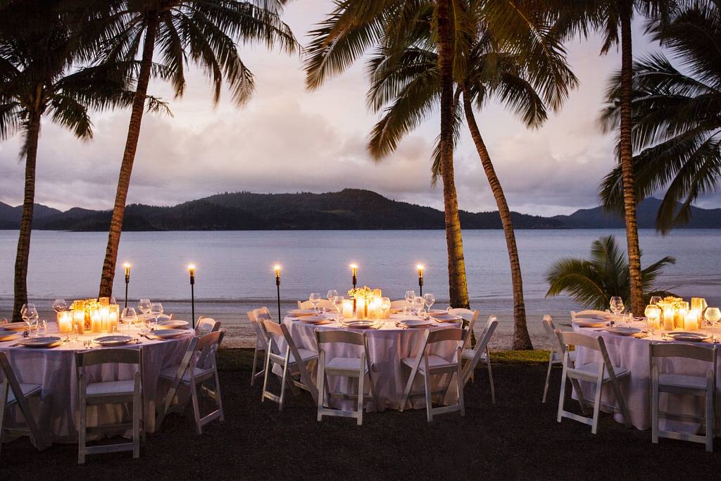 Resort Side Dinner Setup